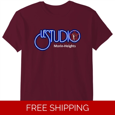 Le Studio Classic T-Shirts MH white & Blue Logo Red Star Man